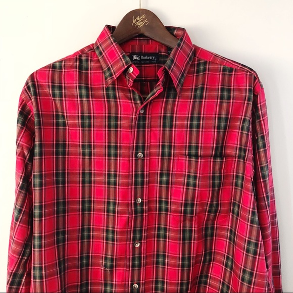 burberry flannel shirt mens